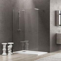  Walkin 1 Διαχωριστικό Ντουζιέρας 50x2000cm Clear Glass Cromo