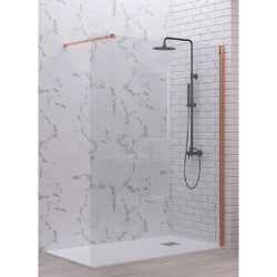  Walkin 1 Rose Gold Clear Nanotechnology 50×2000 – Διαχωριστικό Ντουζιέρας 