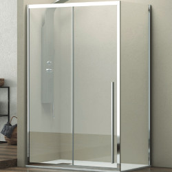 Karag Elysium 400 Διαχωριστικό Ντουζιέρας με Συρόμενη Πόρτα 140x200cm Clear Glass