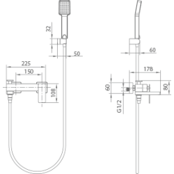 ΜΠΑΤΑΡΙΑ ΛΟΥΤΡΟΥ PISA ΧΡΩΜΕ BDP048-4