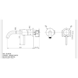 ΕΝΤΟΙΧΙΖΟΜΕΝΗ ΜΠΑΤΑΡΙΑ ΝΙΠΤΗΡΟΣ MONZA ΧΡΩΜΕ GLM039