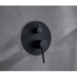 ΜΠΑΤΑΡΙΑ ΣΕΤ ΜΕ ΣΥΣΤΗΜΑ ΕΝΤΟΙΧΙΣΜΟΥ 2 ΕΞΟΔΩΝ MONZA ΜΑΥΡΟ ΜΑΤ GPM039/ΝG (ME ΒΡΑΧΙΟΝΑ ΤΟΙΧΟΥ)