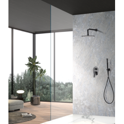 ΜΠΑΤΑΡΙΑ ΣΕΤ ΜΕ ΣΥΣΤΗΜΑ ΕΝΤΟΙΧΙΣΜΟΥ 2 ΕΞΟΔΩΝ DELOS ΜΑΥΡΟ ΜΑΤ GPD055/NG (ΜΕ ΒΡΑΧΙΟΝΑ ΤΟΙΧΟΥ)