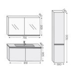  Royal Bath Madrid/80 Walnut 5MD80AWL 