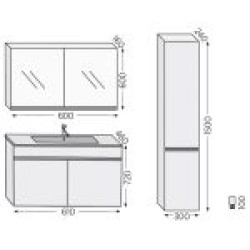  Royal Bath Toledo/60 Walnut 7TL60AWL 