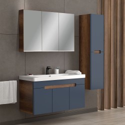  Σετ Έπιπλο Μπάνιο TREND Ανθρακί MDF 18mm Λάκα 105 9STRE105ABM