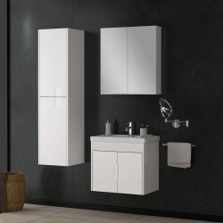  Σετ Έπιπλο Μπάνιου ADA Λευκό MDF 18mm Λάκα 60 9SADA060WHM